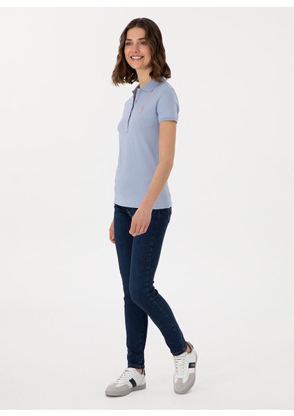 Mavi Kadın Slim Fit Polo T-Shirt TP0125 fırsatları