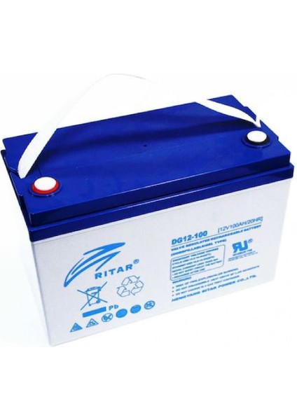 Ritar Jel Akü DG12-100 (12V100AH)