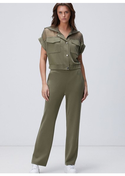 Haki Kadın Regular Fit Eşofman Altı 1094241