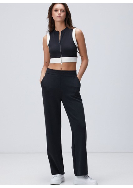 Siyah Kadın Regular Fit Eşofman Altı 1094249