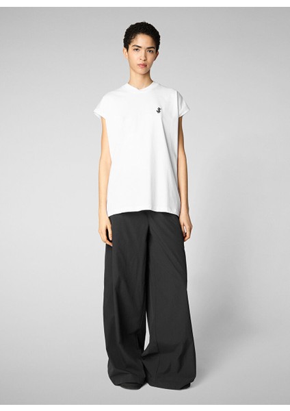 Beyaz Kadın Normal T-Shirt DT2230WBESY2000000