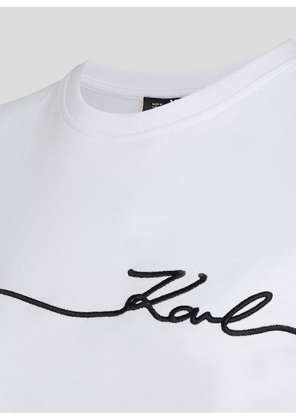 Beyaz Kadın Standart Baskılı T-Shirt 245W1706 fiyatları