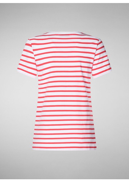 Kırmızı Kadın Normal T-Shirt DT1744WBESY2070001