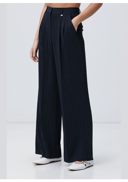 Lacivert Kadın Regular Fit Pantolon 1095199