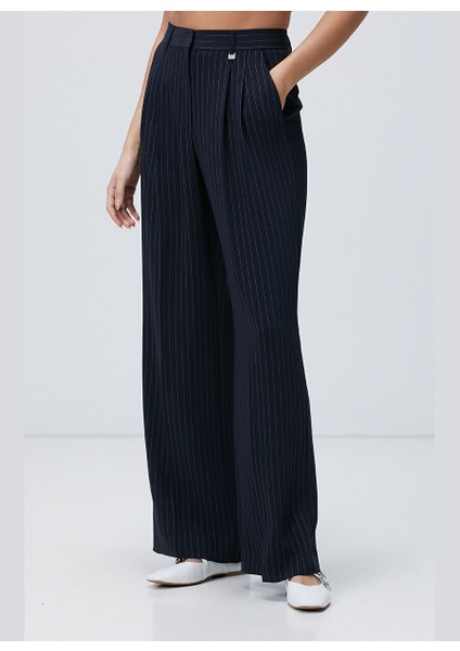 Lacivert Kadın Regular Fit Pantolon 1095199