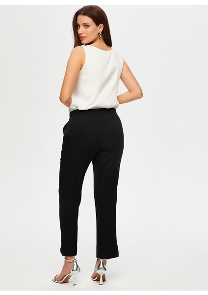 Siyah Kadın Slim Fit Pantolon US25PNT010 indirimleri