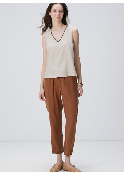 Kahverengi Kadın Basic Bluz 1095124 fiyatları