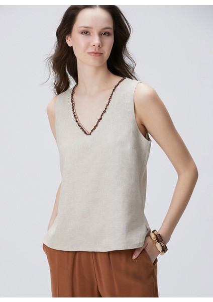 Kahverengi Kadın Basic Bluz 1095124 modelleri