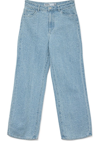 Mavi Kadın Geniş Fit Denim Pantolon Vmkathy Hr Wıde Denım Jeans YO375