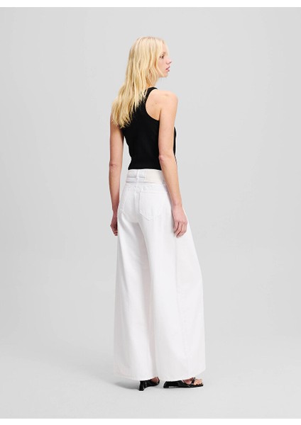 Beyaz Kadın Denim Pantolon A2W10158 fırsatları