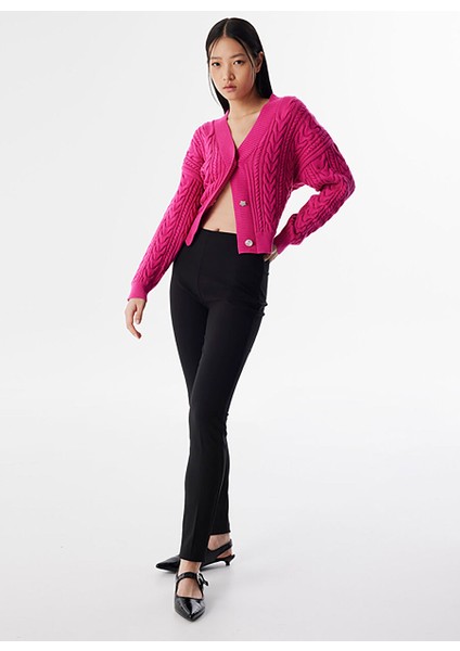 Siyah Kadın Skinny Fit Pantolon TS1250003137