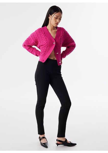 Siyah Kadın Skinny Fit Pantolon TS1250003137 modelleri