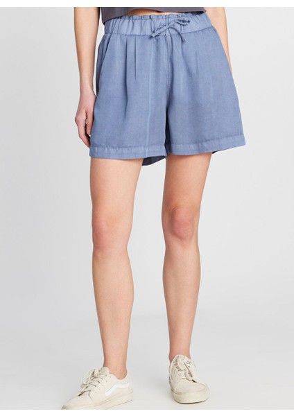 Mavi Kadın Relaxed Şort W2510478TF-BELI Lastikli Tencel Şor