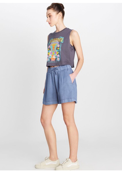 Mavi Kadın Relaxed Şort W2510478TF-BELI Lastikli Tencel Şor fiyatları