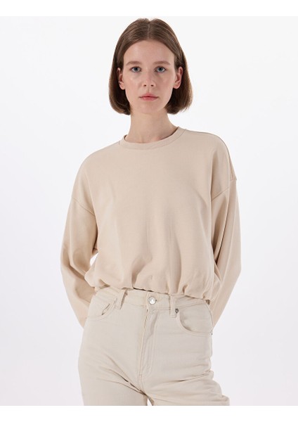 Ekru Kadın Bisiklet Normal Sweatshirt Vmvıana Ls Balloon Sweat Jrs Ga fiyatları