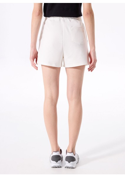 Kırık Beyaz Kadın Basic Sweat Şort J4SL-SHT7033