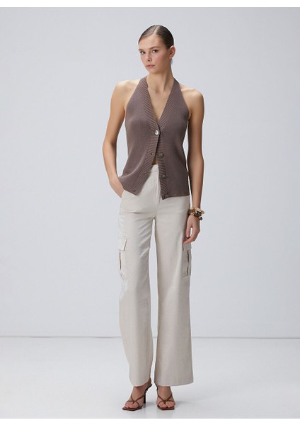 Bej Kadın Basic Pantolon 1095150