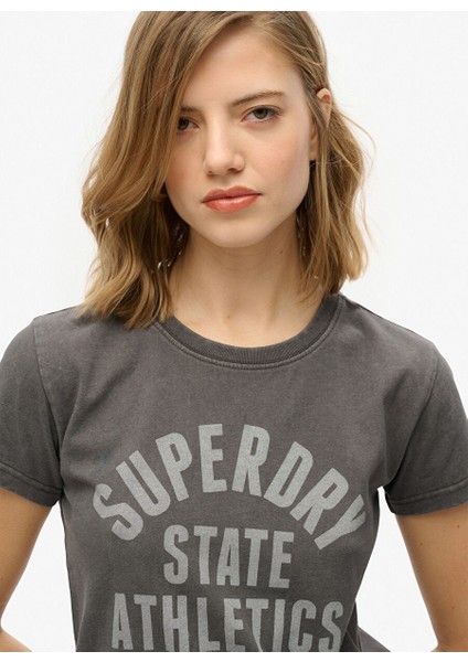 Gri Kadın Normal T-Shirt W1011604A modelleri