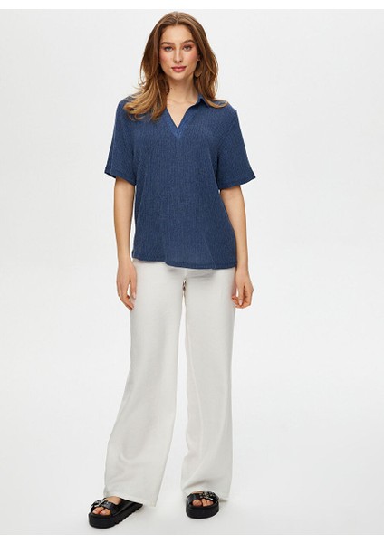 Antrasit Kadın Normal T-Shirt US25TSH054