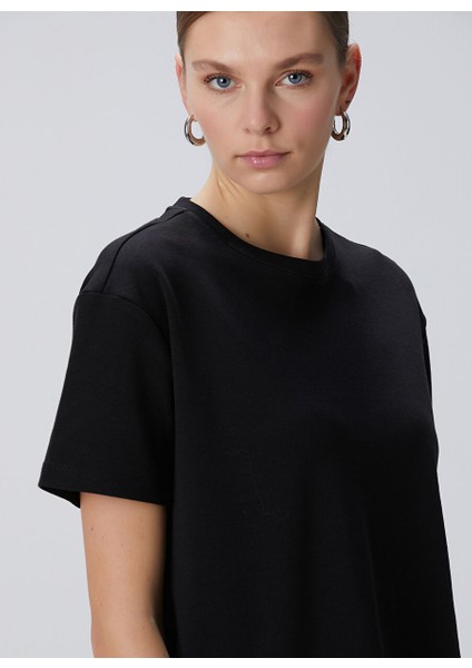Siyah Kadın Basic T-Shirt 1094731