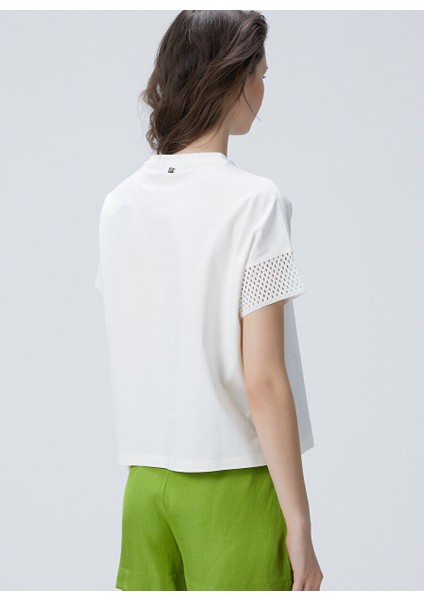 Ekru Kadın Basic T-Shirt 1094696 indirimleri