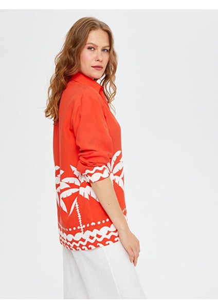 Resort Eteği Palmiye Desenli Monochrome Tunik S25TNK020 modelleri