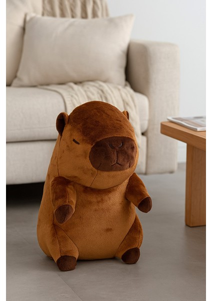 Capybara Oturan Peluş, Uyku Arkadaşı Kapibara Peluş Yastık 25 Cm fiyatları