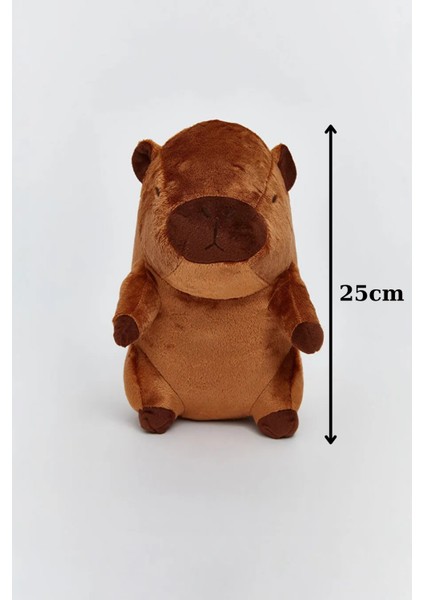 Capybara Oturan Peluş, Uyku Arkadaşı Kapibara Peluş Yastık 25 Cm modelleri