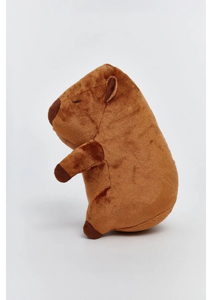 Capybara Oturan Peluş, Uyku Arkadaşı Kapibara Peluş Yastık 25 Cm