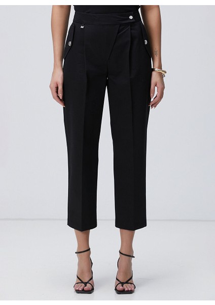 Siyah Kadın Regular Fit Pantolon 1094236