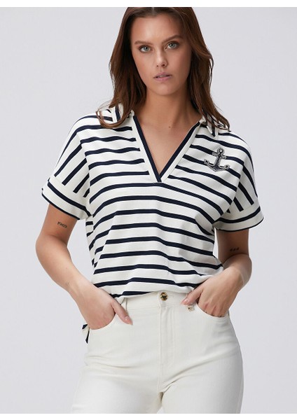 Beyaz Kadın Regular Fit T-Shirt 1094719 modelleri