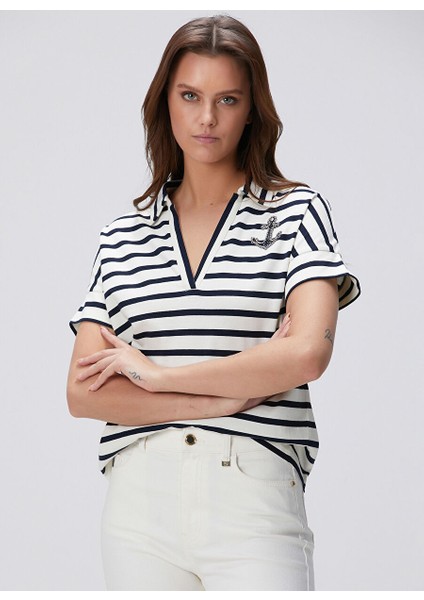 Beyaz Kadın Regular Fit T-Shirt 1094719 fırsatları