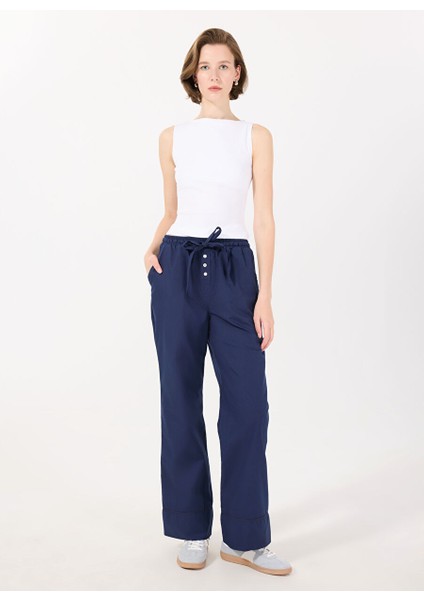 Lacivert Kadın Normal Pantolon Beth Pant fiyatları