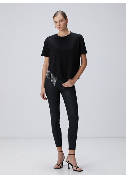 Siyah Kadın Skinny Fit Denim Pantolon 1094360 fiyatları