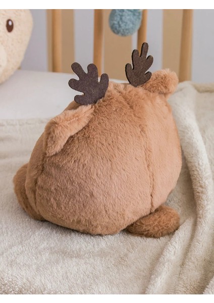 Geyik Peluş Yastık, Yılbaşı Peluş, Uyku Arkadaşı 25 cm fırsatları
