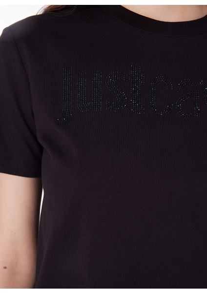 Siyah Kadın Standart Baskılı T-Shirt 76PAHE03 indirimleri