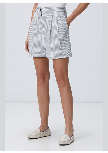 Lacivert Kadın Regular Fit Şort 1094994