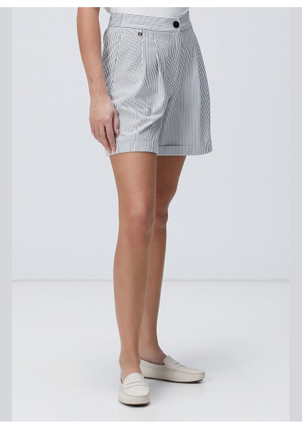 Lacivert Kadın Regular Fit Şort 1094994