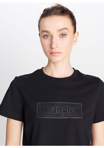 Siyah Kadın Regular Fit T-Shirt W2510755001-REGULAR Fit T-Shirt modelleri