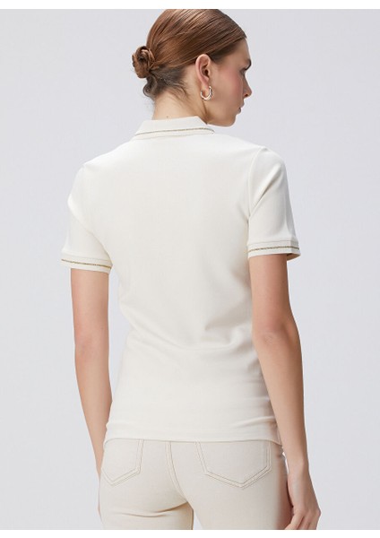 Beyaz Kadın Regular Fit T-Shirt 1094956 indirimleri