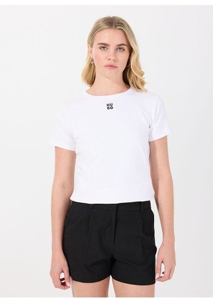 Beyaz Kadın Normal T-Shirt 50512002 modelleri