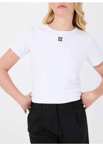 Beyaz Kadın Normal T-Shirt 50512002 fırsatları