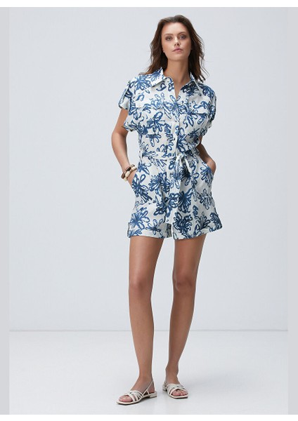 Mavi Kadın Regular Fit Tulum 1094996