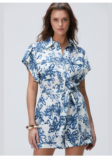 Mavi Kadın Regular Fit Tulum 1094996