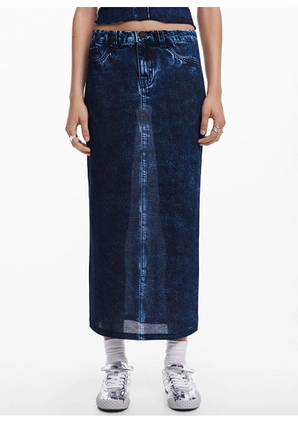 Mavi Kadın Normal Denim Etek 25SWFK02