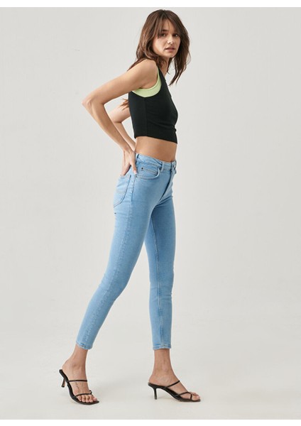 Kadın Yüksek Bel Super Skinny Denim Pantolon L32ETVZB fiyatları