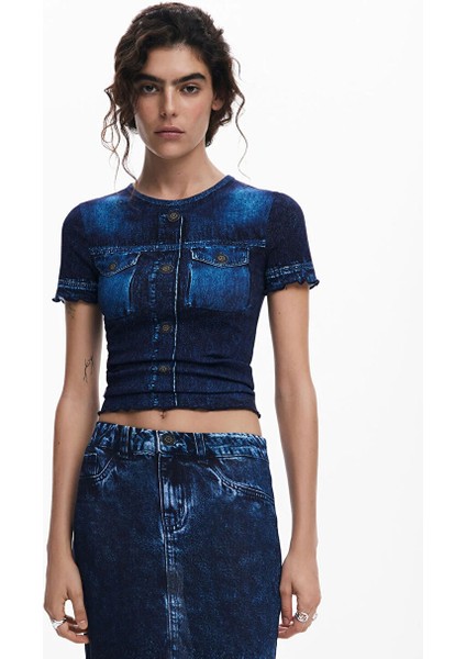 Mavi Kadın Normal Denim Etek 25SWFK02
