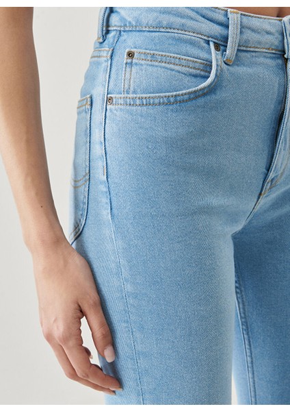 Kadın Yüksek Bel Super Skinny Denim Pantolon L32ETVZB fırsatları