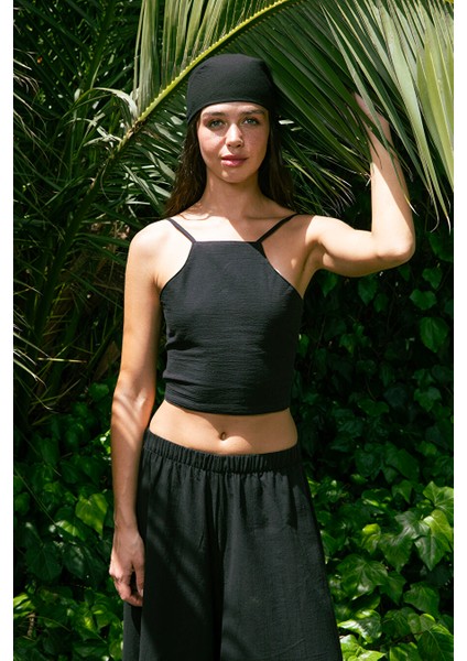 Müslin Kare Crop
