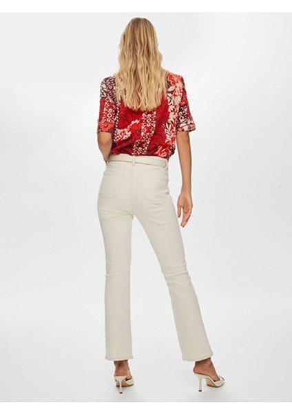 Flare Paça Jean Pantolon S25JPN004